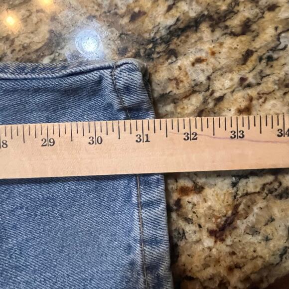 Levis 550 Jeans Mens 38x32 Blue Relaxed Fit Straight Leg Light Wash - Picture 4 of 7